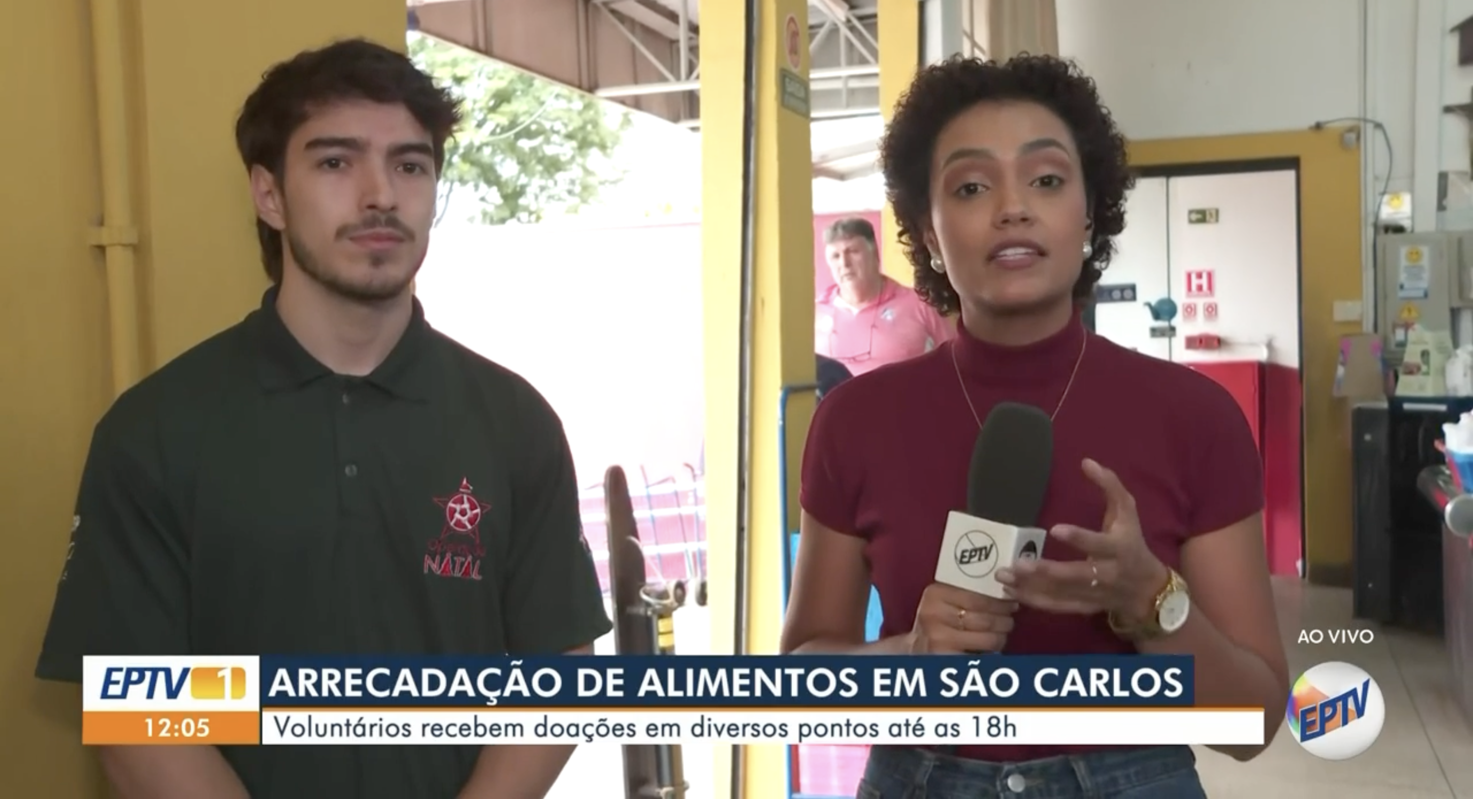 EPTV - Estudantes arrecadam alimentos