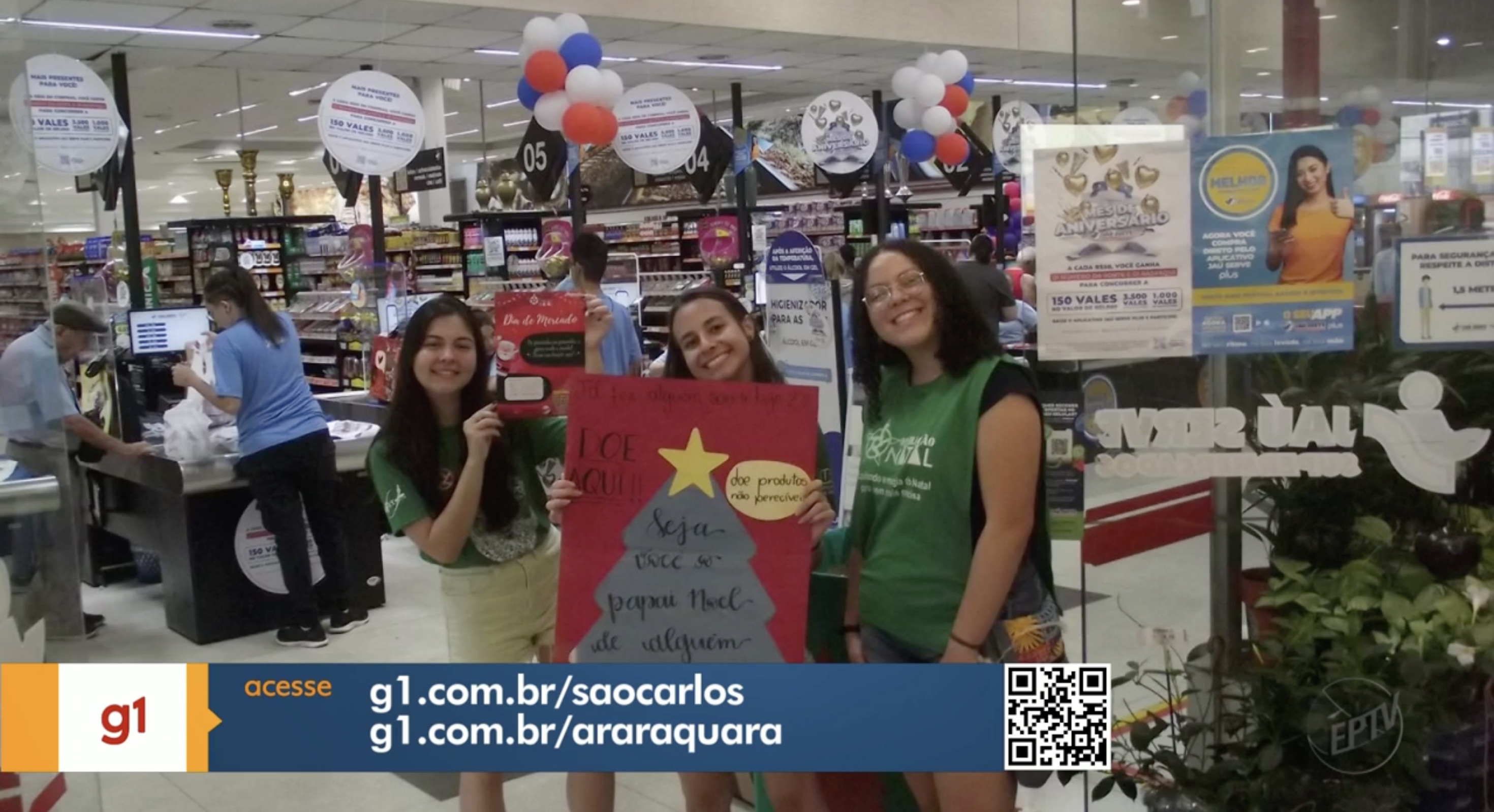 EPTV - Universitários de São Carlos arrecadam doações